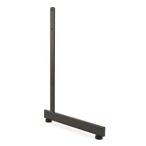 19-1/4 in. H x 12-3/4 in. L Black L-Shaped Leg for Freestanding Gridwall Panel (Pack of 12)