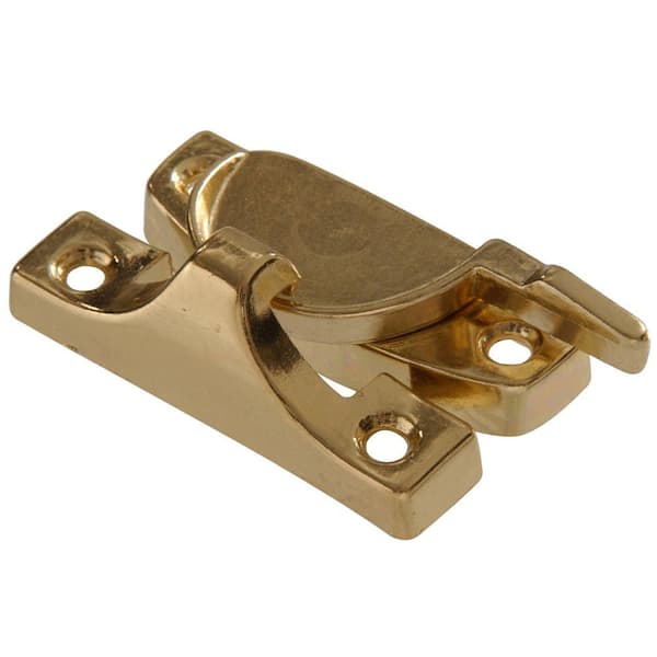 Hardware Essentials Contemporary Style Brass Steel Window Sash Lock (5-Pack)