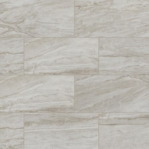 Vigo Gris 12 in. x 24 in. Matte Stone Look Ceramic Floor and Wall Tile (16 sq. ft./Case)