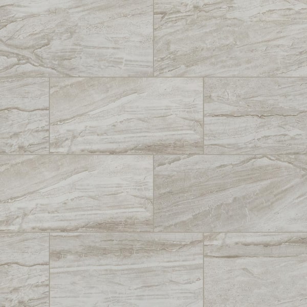TrafficMaster Vigo Gris 4 in. x 4 in. Glazed Ceramic Floor and Wall Tile Sample