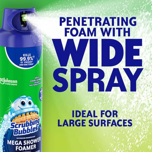 Scrubbing Bubbles 20 oz. Mega Shower Foamer Aerosol Bathroom
