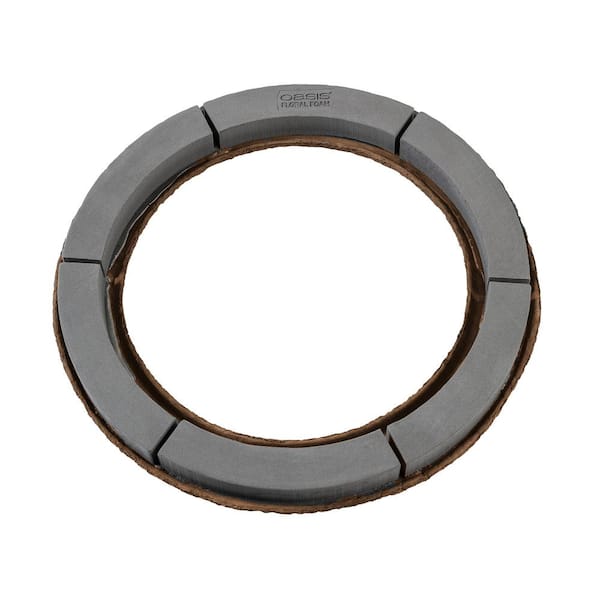 OASIS 18 in. Midnight Floral Foam Wreath