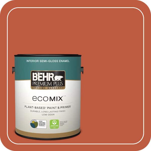 1 gal. Home Decorators Collection #HDC-FL14-3 Fall Foliage Semi-Gloss Enamel EcoMix Plant-Based Interior Paint & Primer