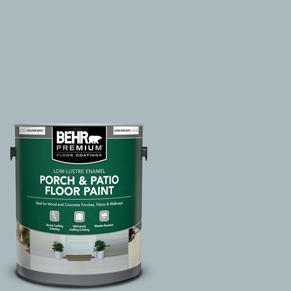 BEHR PREMIUM 1 gal. 740E3 Prelude LowLustre Enamel Interior/Exterior Porch and Patio Floor