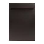 18" Compact Oil-Rubbed Bronze Top Control Dishwasher 120-Volt with Stainless Steel Tub and Traditional Style Handle