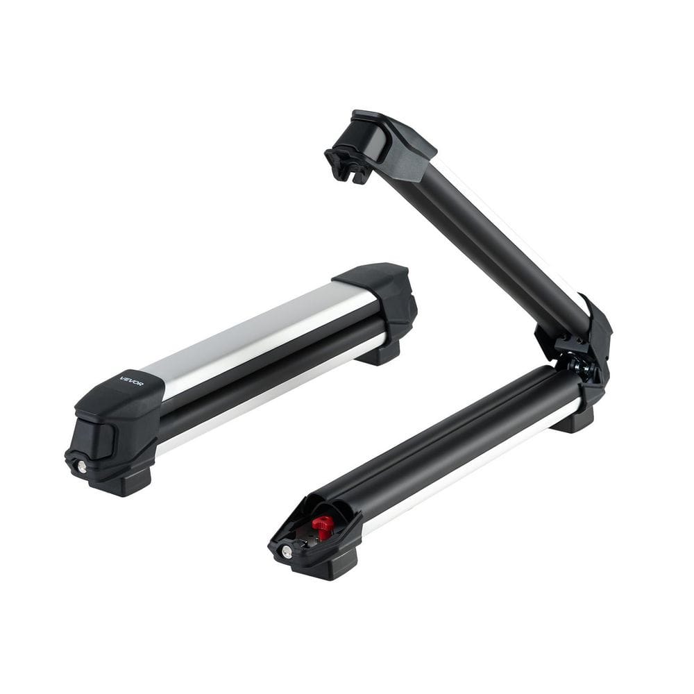 Ski & Snowboard Roof Rack, Carry up to 4 Pairs of Skis or 2 Snowboards, 2 PCS Aluminum Universal Car Roof Rack with Lock price history on PriceWatchPro