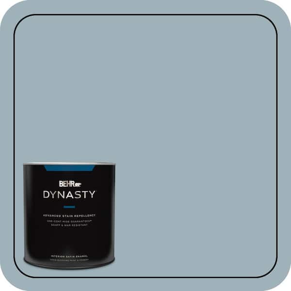 BEHR DYNASTY 1 qt. #MQ5-59 Ovation One-Coat Hide Satin Enamel Stain-Blocking Interior Paint and Primer