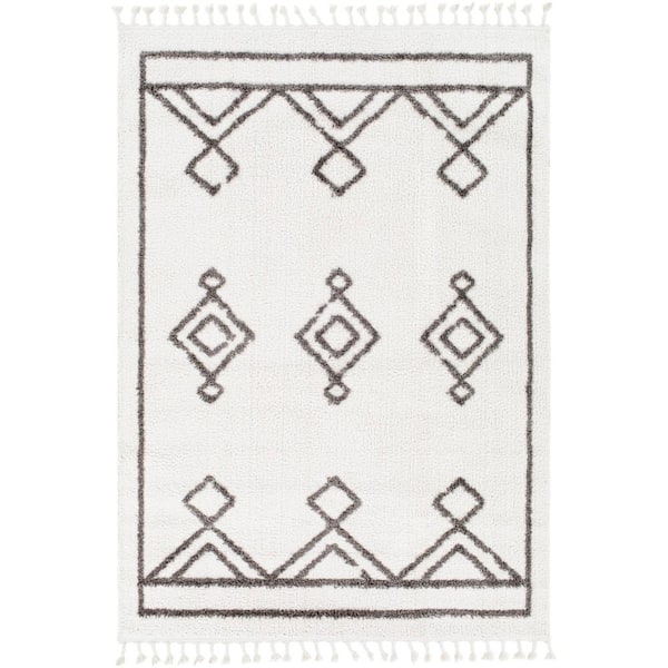 Artistic Weavers Amiens Cream/Charcoal 7 ft. x 9 ft. Indoor Area Rug