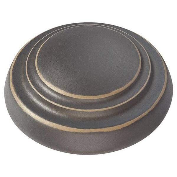 the great outdoors by Minka Lavery - Solida 3-Light Oil Rubbed Bronze with Gold Highlights Outdoor Wall Lantern Sconce with Clear Seeded Glass