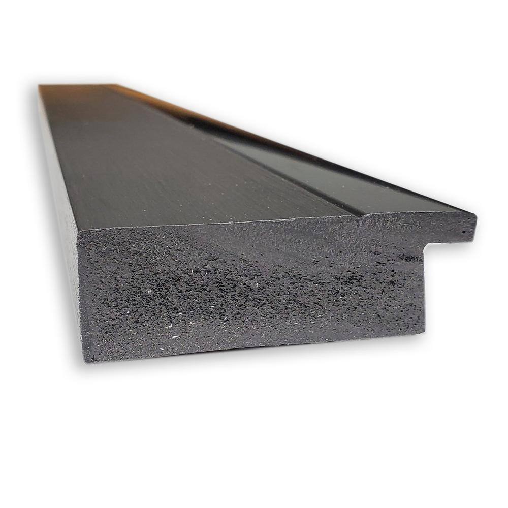 Tuxedo Black Medium Rectangular Polystyrene Framed Decorative Mirror