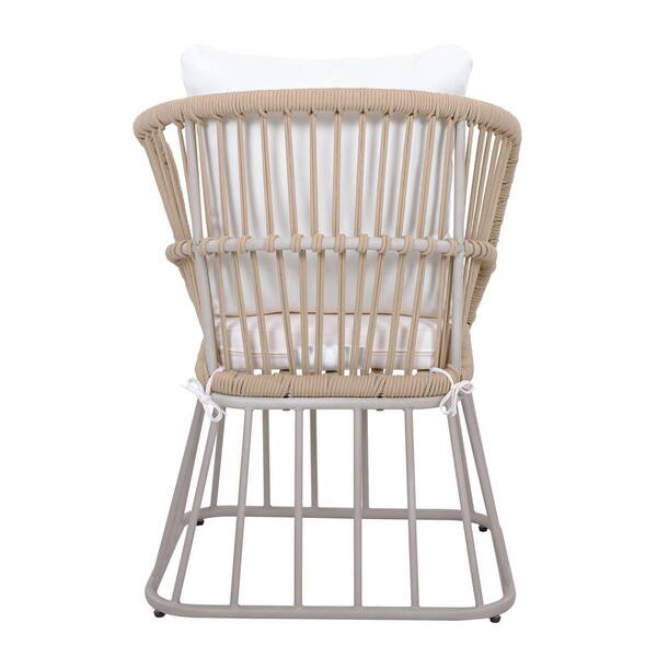 CHRISTOPHER KNIGHT HOME Meriv Teak Finish Wicker Outdoor Patio