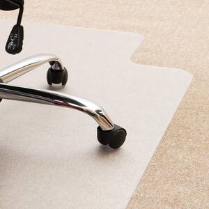 Ecotex Enhanced Polymer Lipped Chair Mat for Carpets up to 3/8" - 48" x 60"