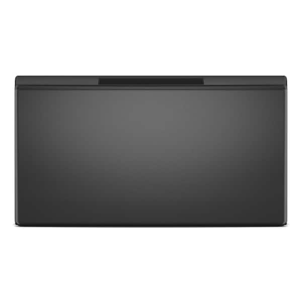 Whirlpool 15.5 in. Laundry Pedestal in Volcano Black with Storage Drawer