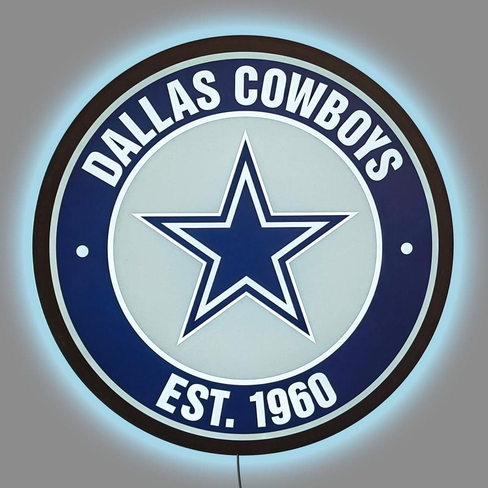 IMPERIAL Dallas Cowboys Team Logo 24 in. Wrought Iron Decorative Sign IMP  584-1002 - The Home Depot