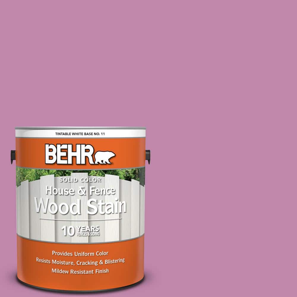 1 gal. #M120-5 Rosy Solid Color House and Fence Exterior Wood Stain