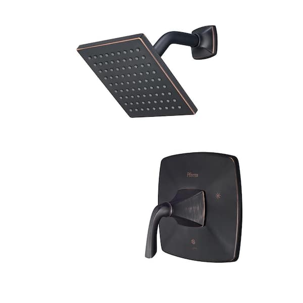 Pfister Bronson 1-Handle Shower Faucet Trim Kit in Tuscan Bronze (Valve Not Included)