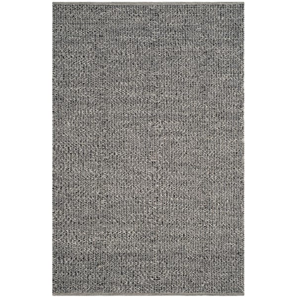 SAFAVIEH Montauk Gray/Multi Doormat 3 ft. x 5 ft. Geometric Area Rug