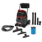 14 Gallon 2-Stage Commercial Wet/Dry Shop Vacuum with Fine Dust Filter, Professional Locking Hose and Accessories