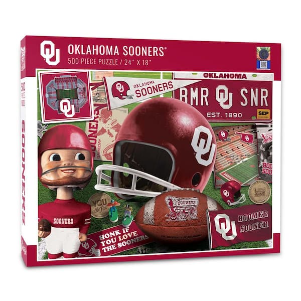YouTheFan NCAA Oklahoma State Cowboys Retro Puzzle (500-Pieces)