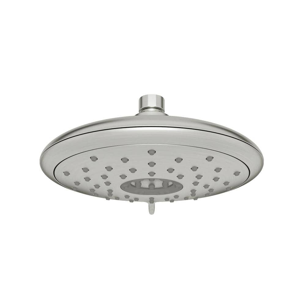 Brushed Nickel 7-Inch Multi-Function Wall Mounted Shower Head