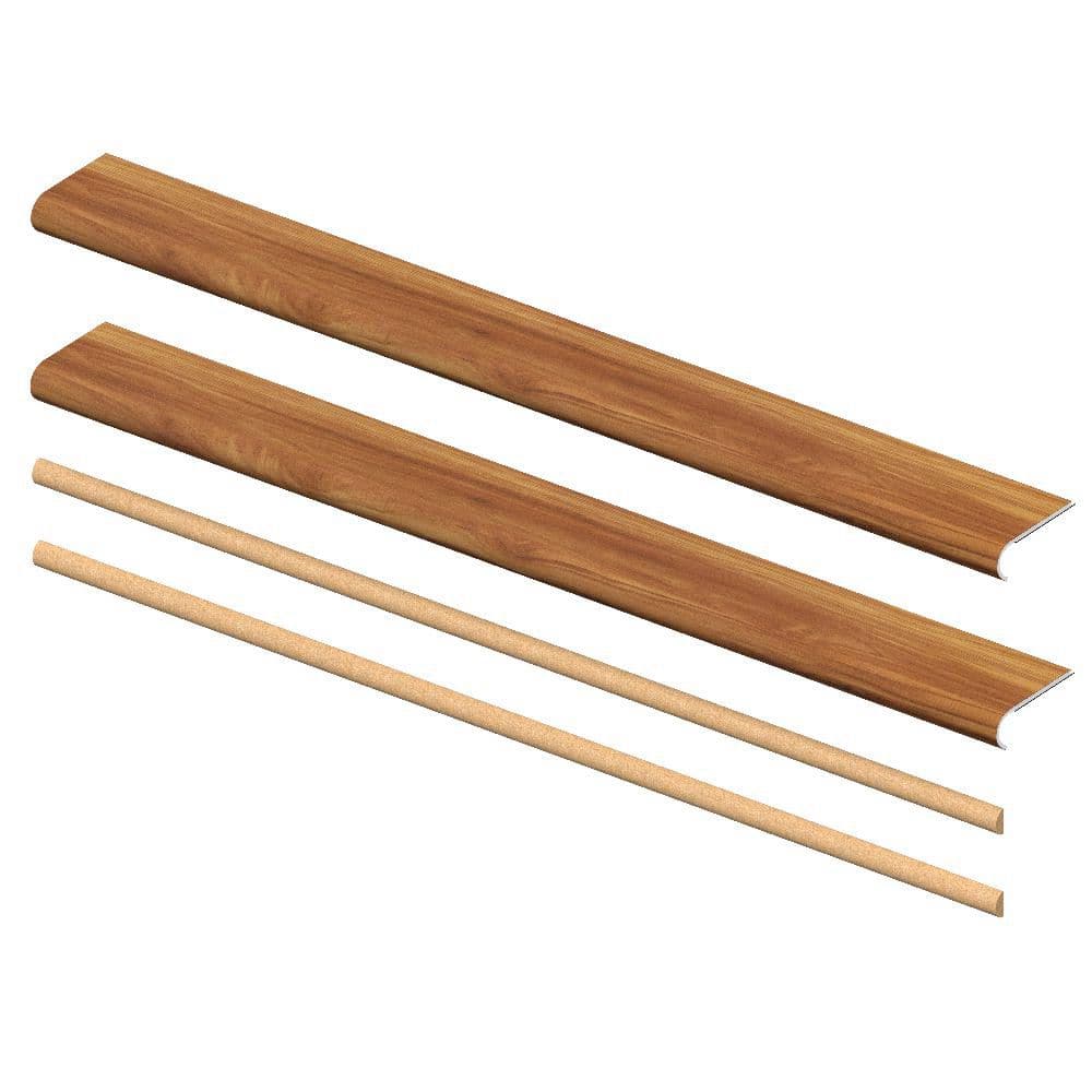 Akamu Koa 5mm x 46in x 5in Exact Match Round Nose Open Stair Return/Landing Kit (2-Pack) price history on PriceWatchPro
