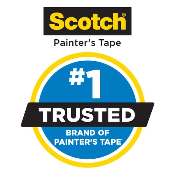Scotch 1.41 in. x 60.1 Yds. Multi-Surface Contractor Grade Tan Masking Tape (1 Roll)