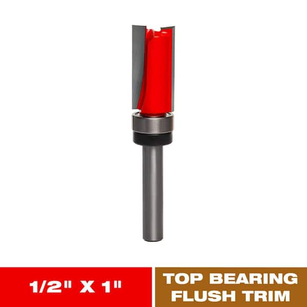 1/2 in. x 1 in. Carbide Top-Bearing Flush Trim Router Bit