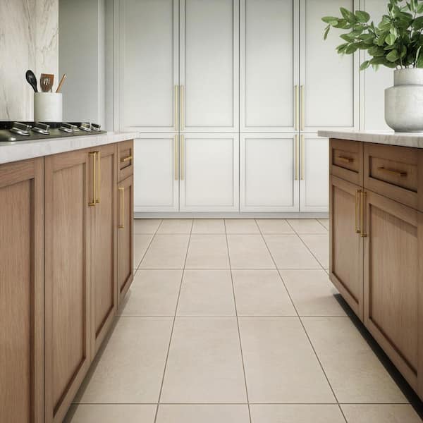 Indoterra Natural 12 in. x 24 in. Matte Porcelain Concrete Look Floor and Wall Tile (17.02 sq. ft./case)