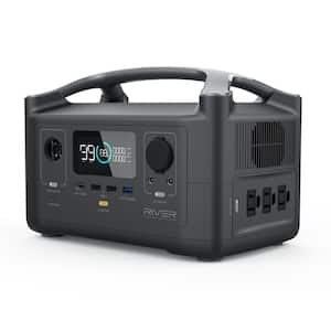 EF EcoFlow River 288Wh Capacity Portable Power Station with 3 x 600W (Peak 1200W) AC Outlets and LED Flashlight