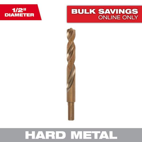1/2 in. Cobalt Red Helix Twist Drill Bit
