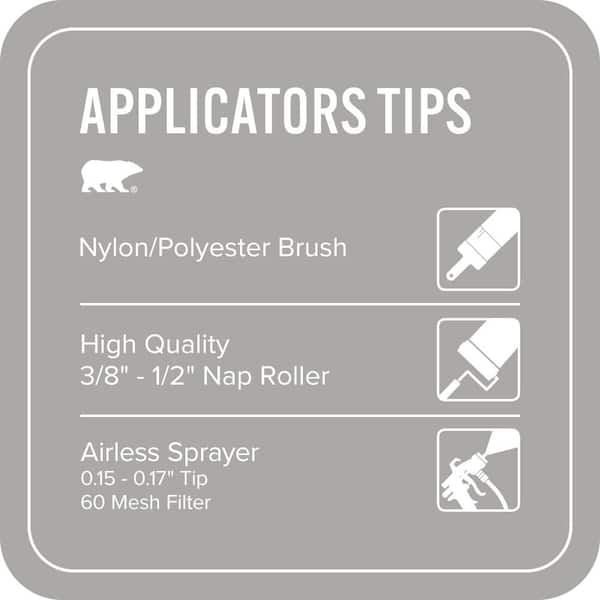 BEHR PREMIUM - 1 gal. #HRT-22 Solid Concrete Low-Lustre Enamel Int./Ext. Porch & Patio Floor Paint with Heat-Reducing Technology