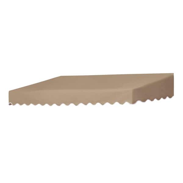 Door Canopy in a Box 8 ft. Traditional Non-Retractable Door Canopy (50 in. Projection) in Sand
