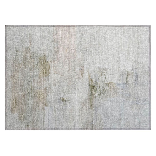 Addison Rugs Chantille Machine Washable Indoor/Outdoor Abstract ACN2044 Linen 1 ft. 8 in. x 2 ft. 6 in. Accent Rug