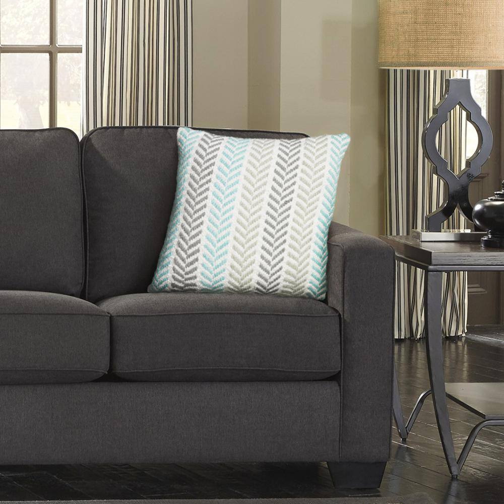 Rajani Home Hand-Woven Chevron Cotton Throw Pillow Set