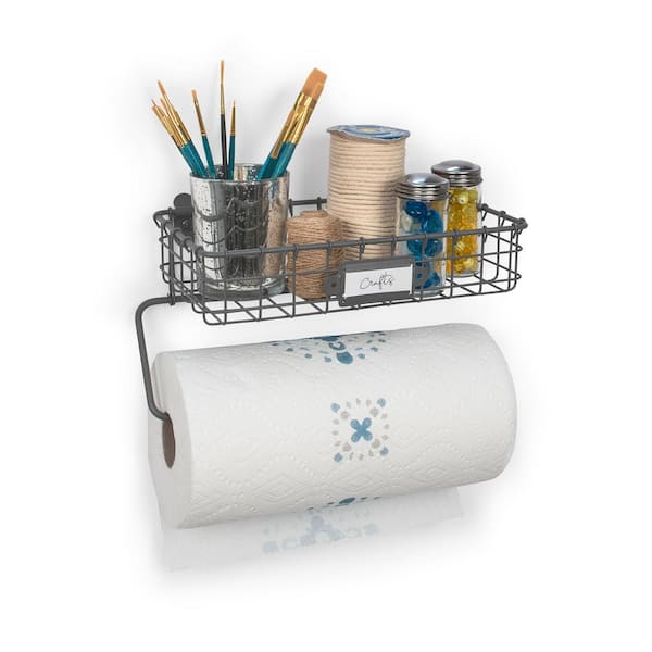 Standing Paper Towel Holder Wood Epoxy Resin,kitchen Storage,towel