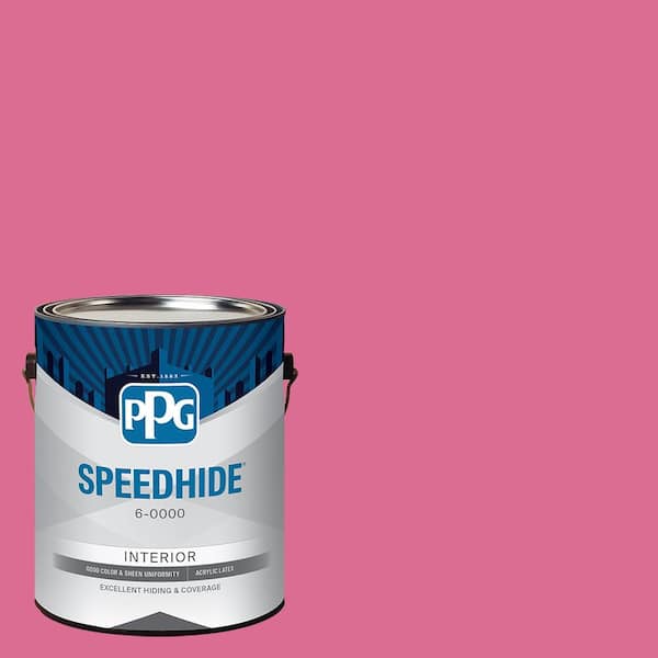 SPEEDHIDE 1 gal. PPG1181-6 Paris Pink Satin Interior Paint