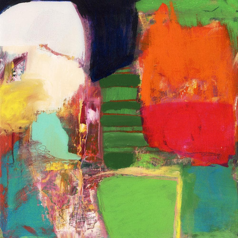 Giant Art 72 in. x 72 in. "Heart Chambers" by Jodi Fuchs Wall Art