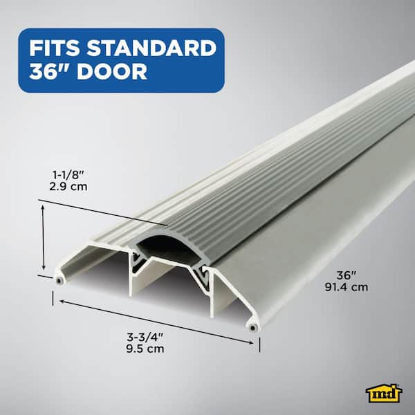 M-D Building Products 3-3/4 in. x 1-1/8 in. x 36 in. Silver