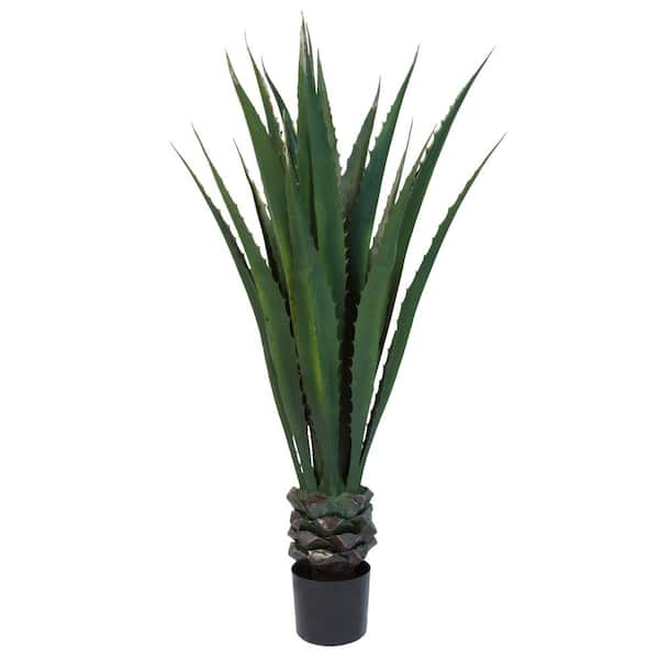 Pure Garden 52 in Artificial Giant Agave Floor Plant