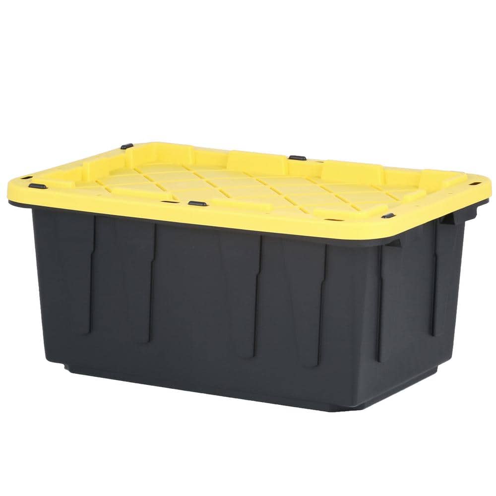 Have a question about HDX 17 Gal. Tough Storage Tote in Black with