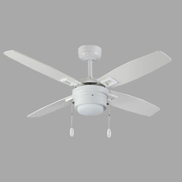 TroposAir Sprite 42 in. Pure White Ceiling Fan with Light