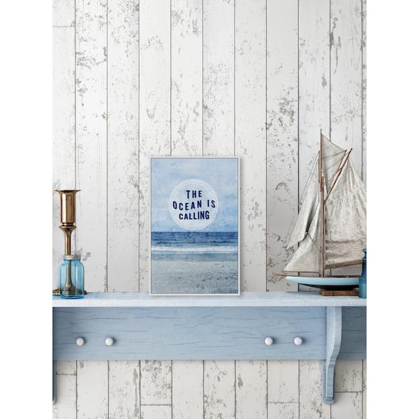Unbranded 45 in. H x 30 in. W "Paradise Sentiment II" by Marmont Hill Framed Canvas Wall Art