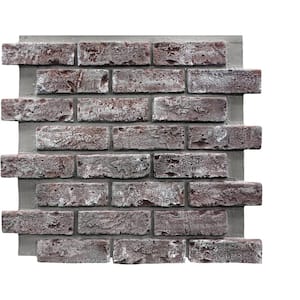 Chicago Brick 22.5 in. x 22.5 in. Brick Veneer Siding Full Panel