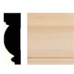 7/8 in. x 2-5/8 in. x 8 ft. Basswood Wood Casing/Chair Rail Moulding