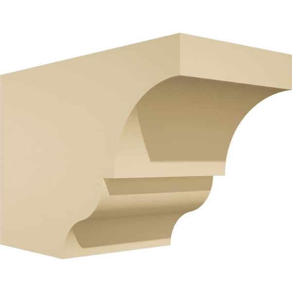 Ekena Millwork Standard Asheboro 6 in. W x 8 in. H x 12 in. D Signature Urethane Rafter Tail Outlooker