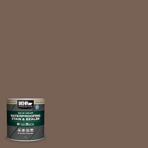8 oz. #SC-141 Tugboat Solid Color Waterproofing Exterior Wood Stain and Sealer Sample