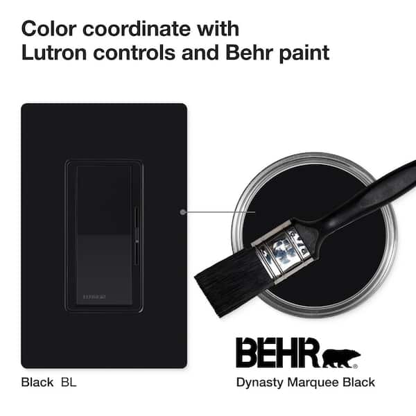 Lutron Pico Smart Remote (3-Button, Dimming) for Caseta Smart Dimmer Switch, Black (PJ2-3BRL-GBL-L01)