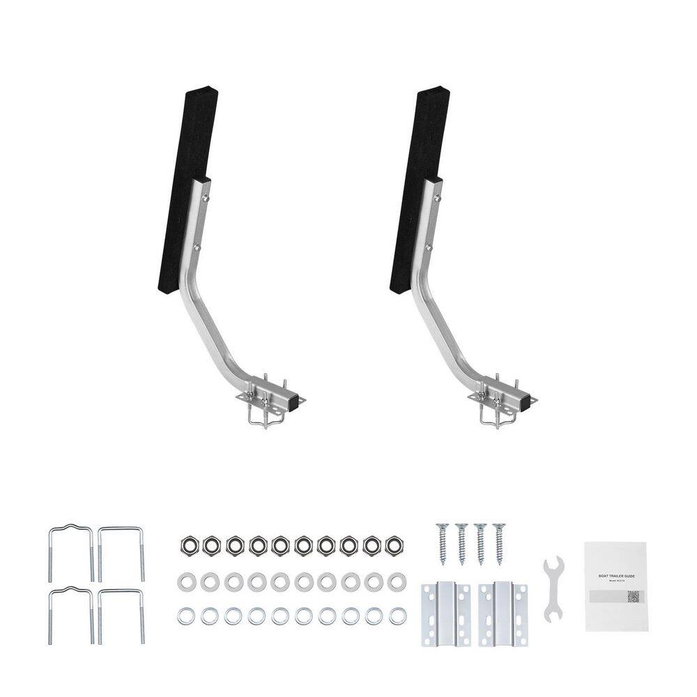 Boat Trailer Guides, Adjustable Width Trailers Guide, High-Hardness Steel Trailer Guide-Ons with Thick Support Pads price history on PriceWatchPro