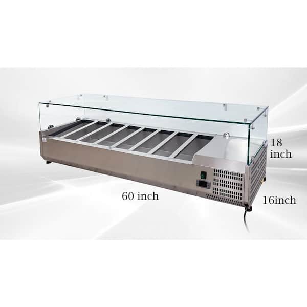 冷蔵庫・冷凍庫 Panasonic Refrigerator Table and Gas Cooler Depot 60 in. W 2.1 cu. ft. Commercial Countertop
