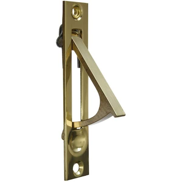National Hardware Door Edge Center-to-Center Pull in Solid Brass
